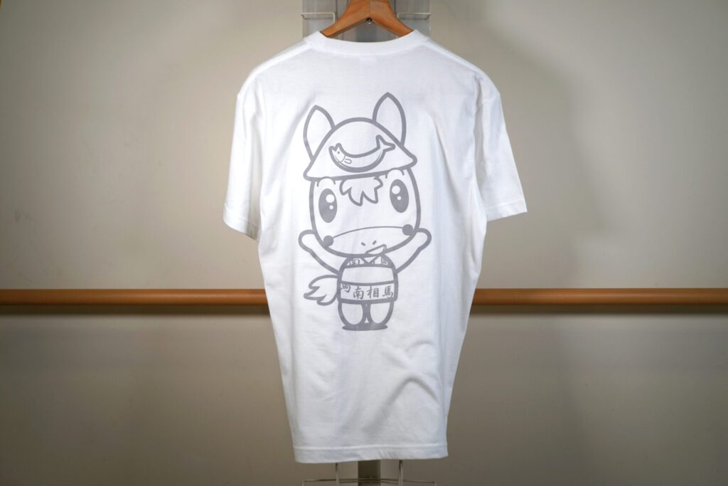 のまたんTシャツ、白,後ろ